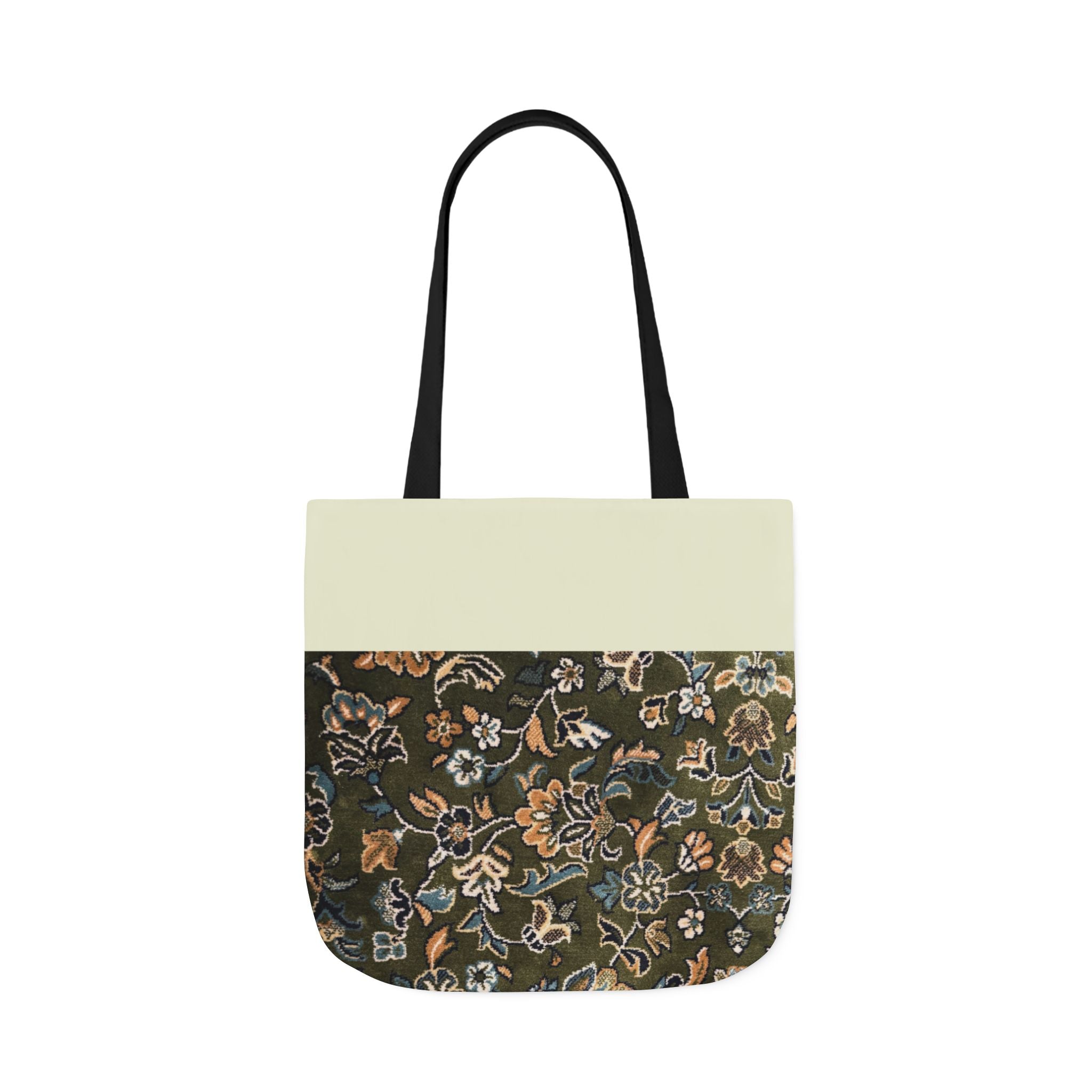 Rawdah Canvas Tote Bag, 3-Color Straps