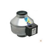 Fantech Fg 6Xl Inline 6'' Centrifugal Duct Fan, Metal Housing, 483 Cfm, 120V