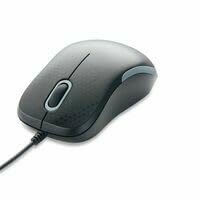 Silent Wired Optical Mouse Usb-C - Black