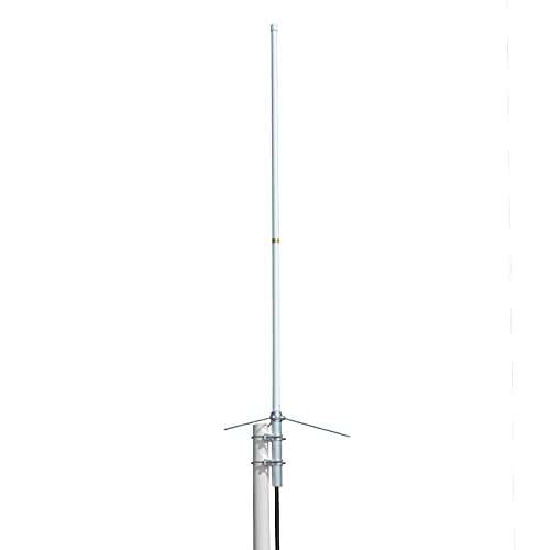 Twayrdio 144/430 Mhz Dual Band Heavy Duty Fiberglass Vertical Base Antenna   2Meter/70Cm 68.9Inches Base Antenna 4.5/7.2Dbi With