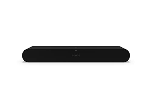 Sonos Ray Essential Soundbar, For Tv, Music And Video Games   Black