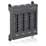 Leviton 476Tm 612 Twist And Mount Patch Panel, Black, 12 Cat 6 Ports