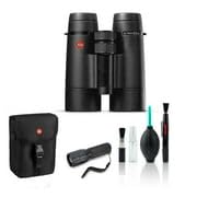 Leica 7X42 Ultravid Hd-Plus Binoculars Waterproof Binoculars 40092 - Bundle With Cleaning Kit And Flashlight