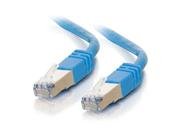 C2G 7' Cat5E Molded Shielded Network Patch Cable, Blue