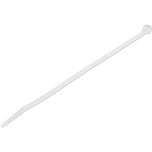 1000 PK LG 8 White Cable Ties