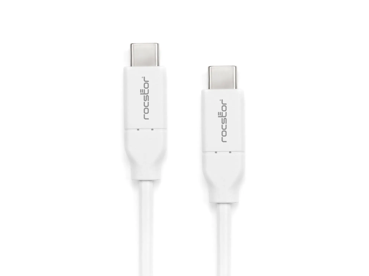 Cable Rocsty10C274 W1 6Ft    Cablusb C To Usb C Mm 100W Pd   Whiter