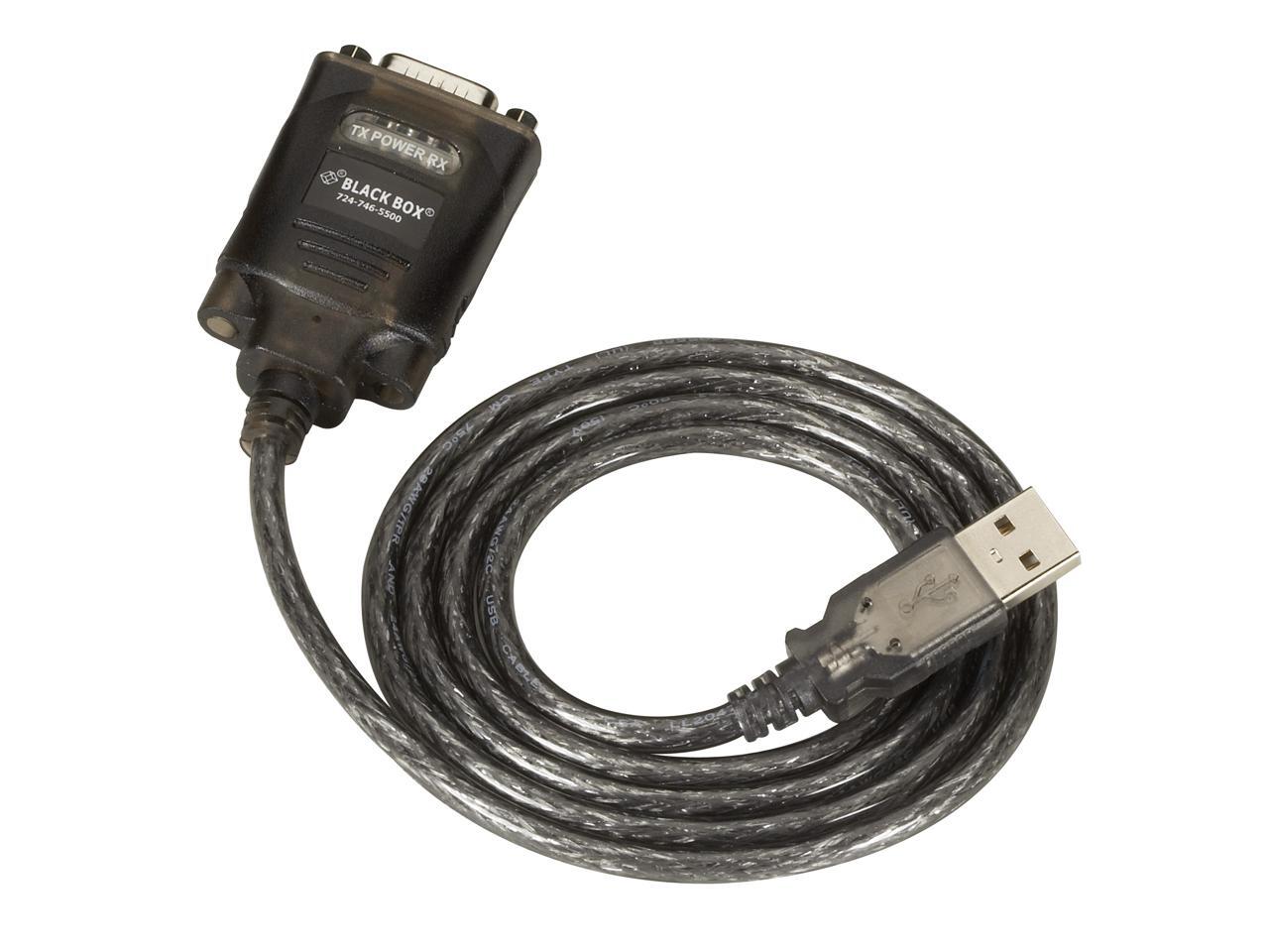 Data BlackIc199A-R4 USB TO RS-232 cONVERTER - DB9, 1-PORT, TAA R