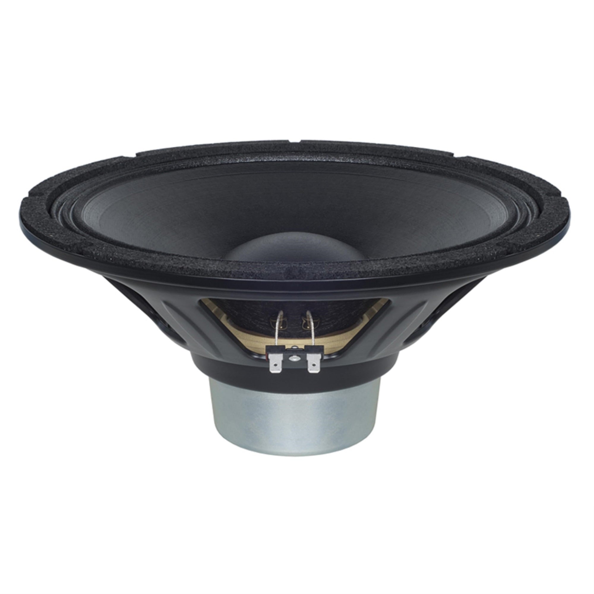 12.0-in Woofer w/8 Ohms Impedance & 700 Watts Continuous Power Handling Capacity & Neodymium Inside Slug Magnet