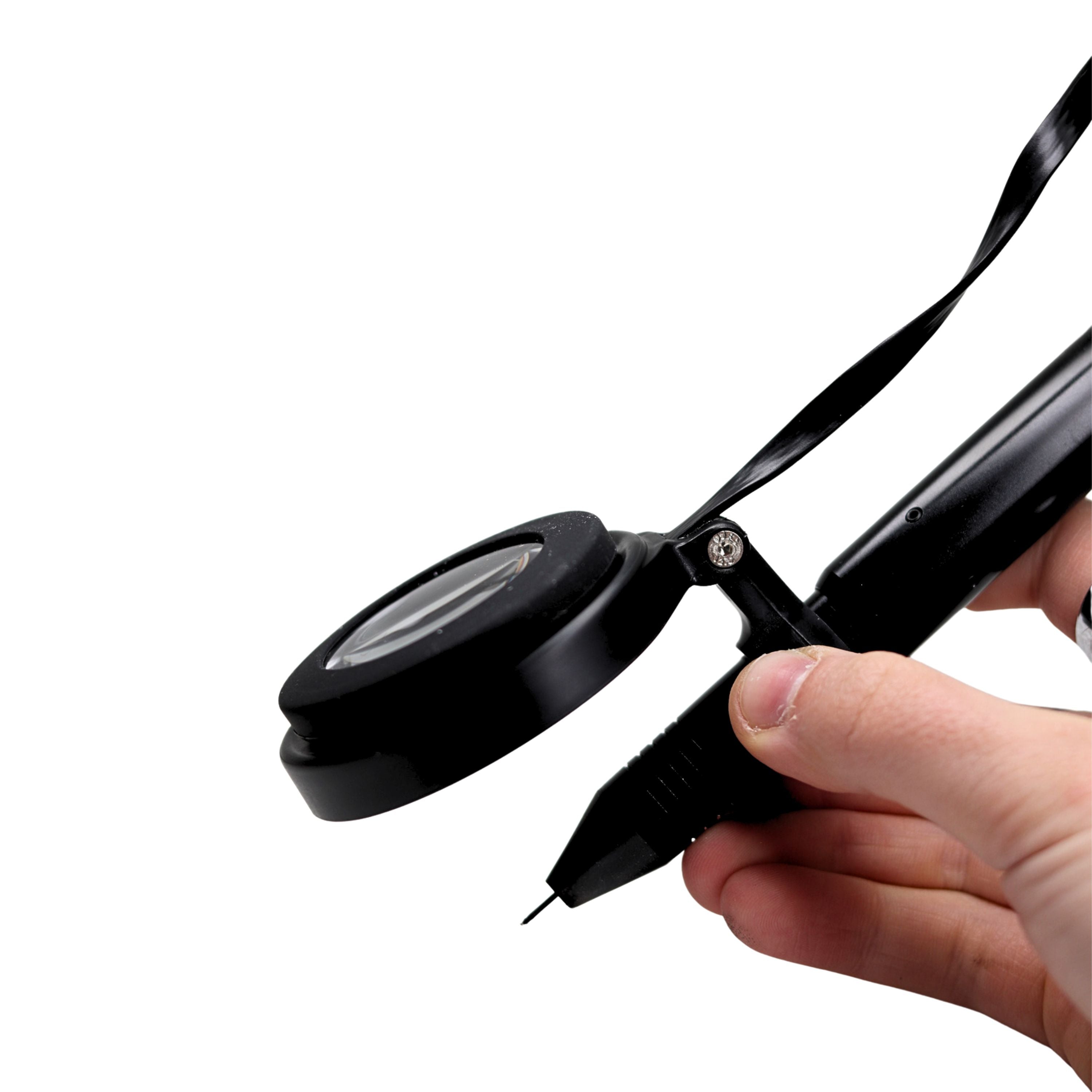 Helix Prism - Portable Clip-On Darkening Screen with Magnifying Glass