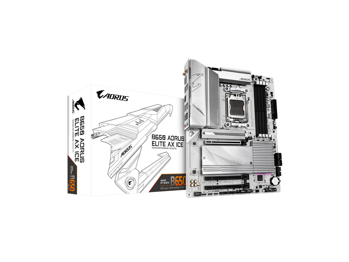 Mb Gigabyteb650 Aorus Elite Ax Ice R