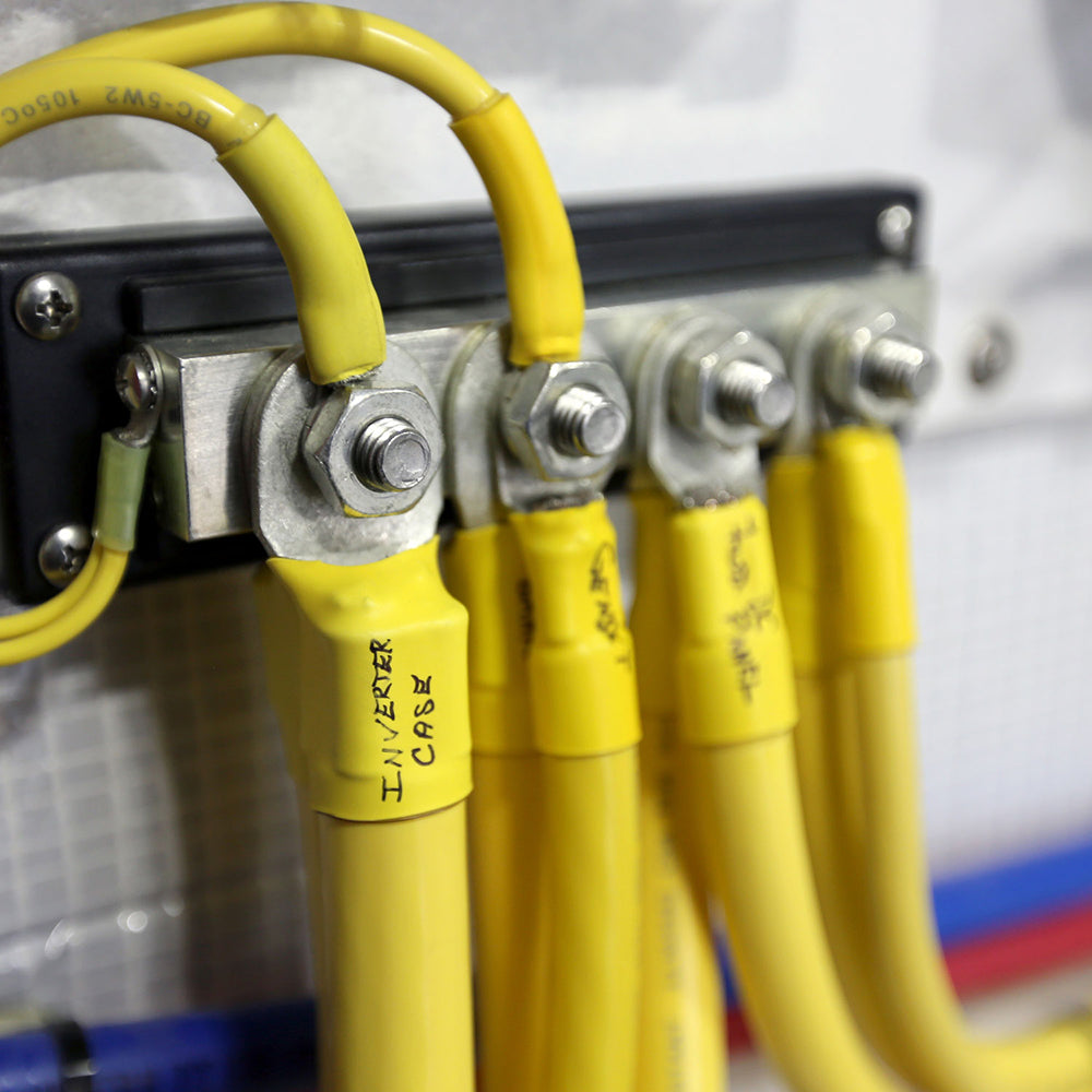 Blue Sea 2104 Powerbar 600Amp Cable Connector 4 X 3/8 16 Stud Terminal,WBAUVA001341588