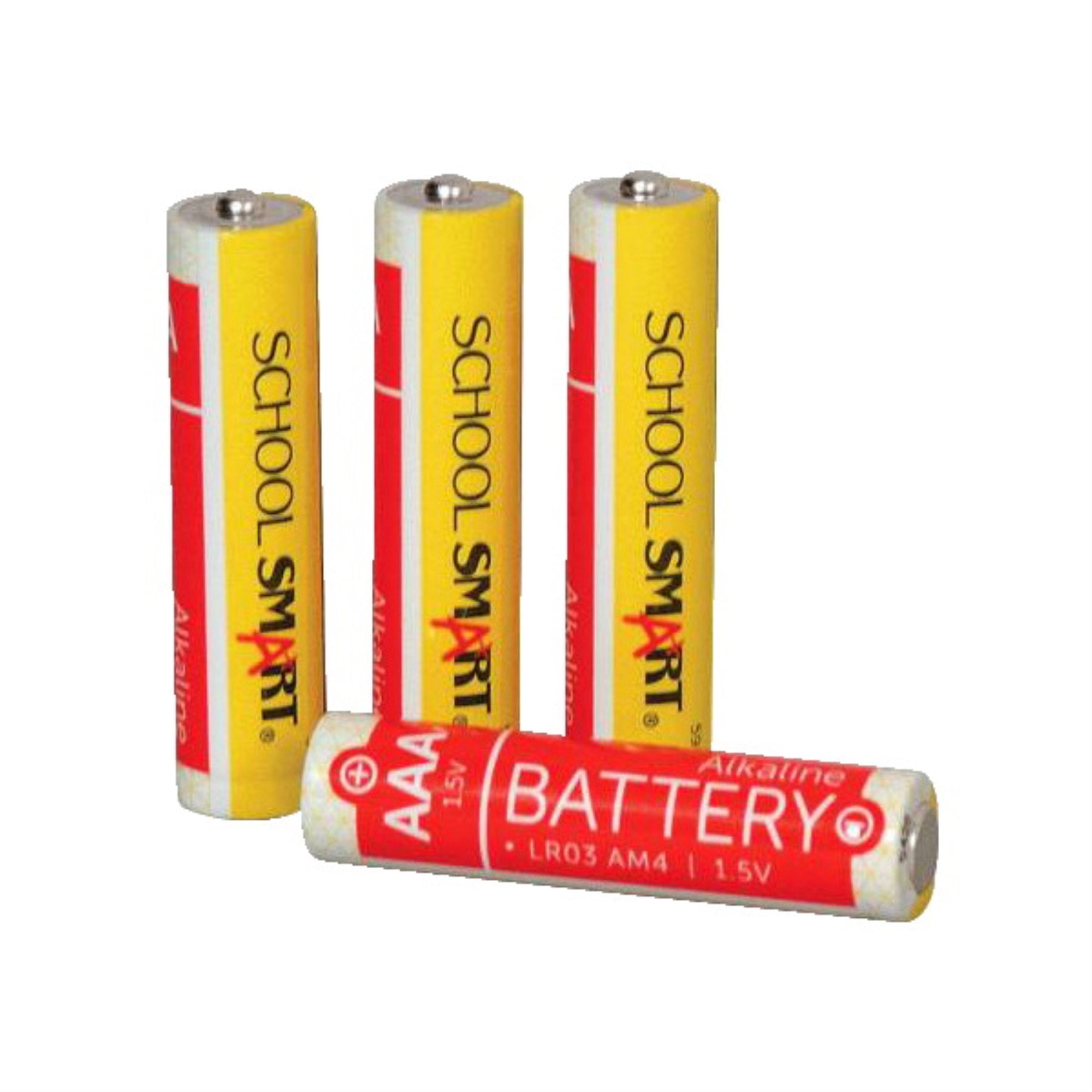 School Smart Batteries Alkaline Aaa, Pack Of 48