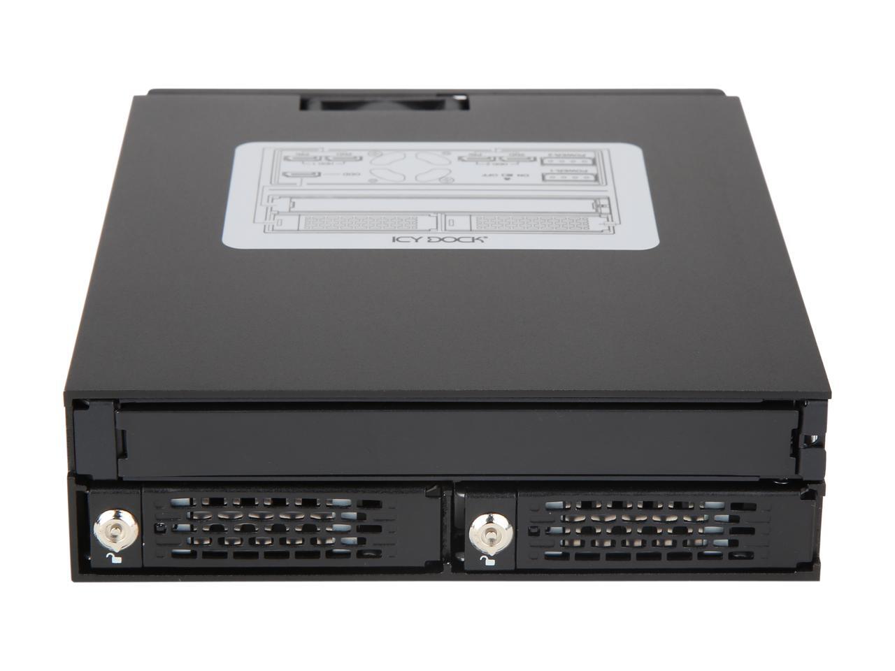 ICY DOCK MB994IKO-3SB 2 Bay 2.5" SATA/SAS Backplane Cage - Thumbnail 2