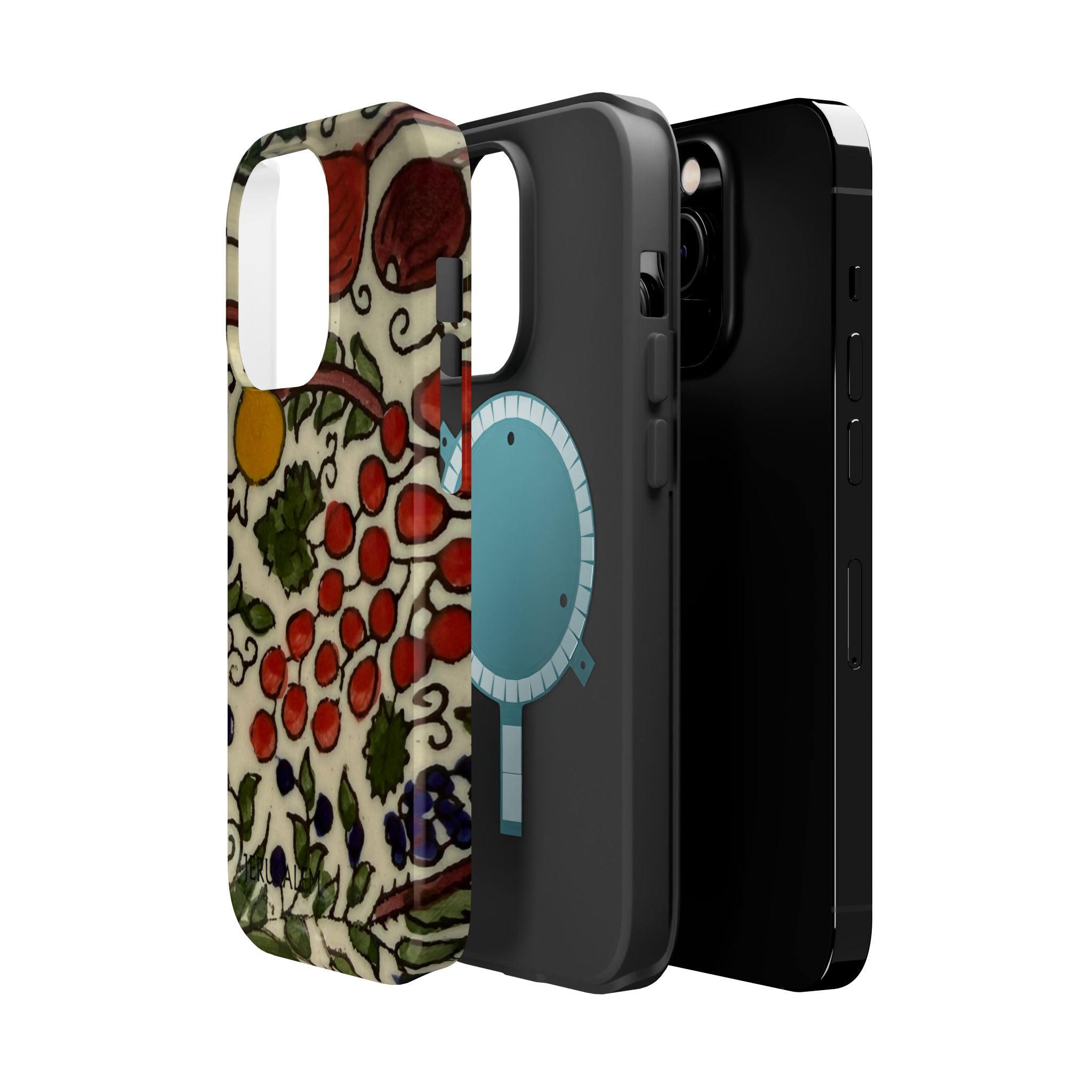 Jerusalem City Fruits Design Iphone Magnetic Tough Case
