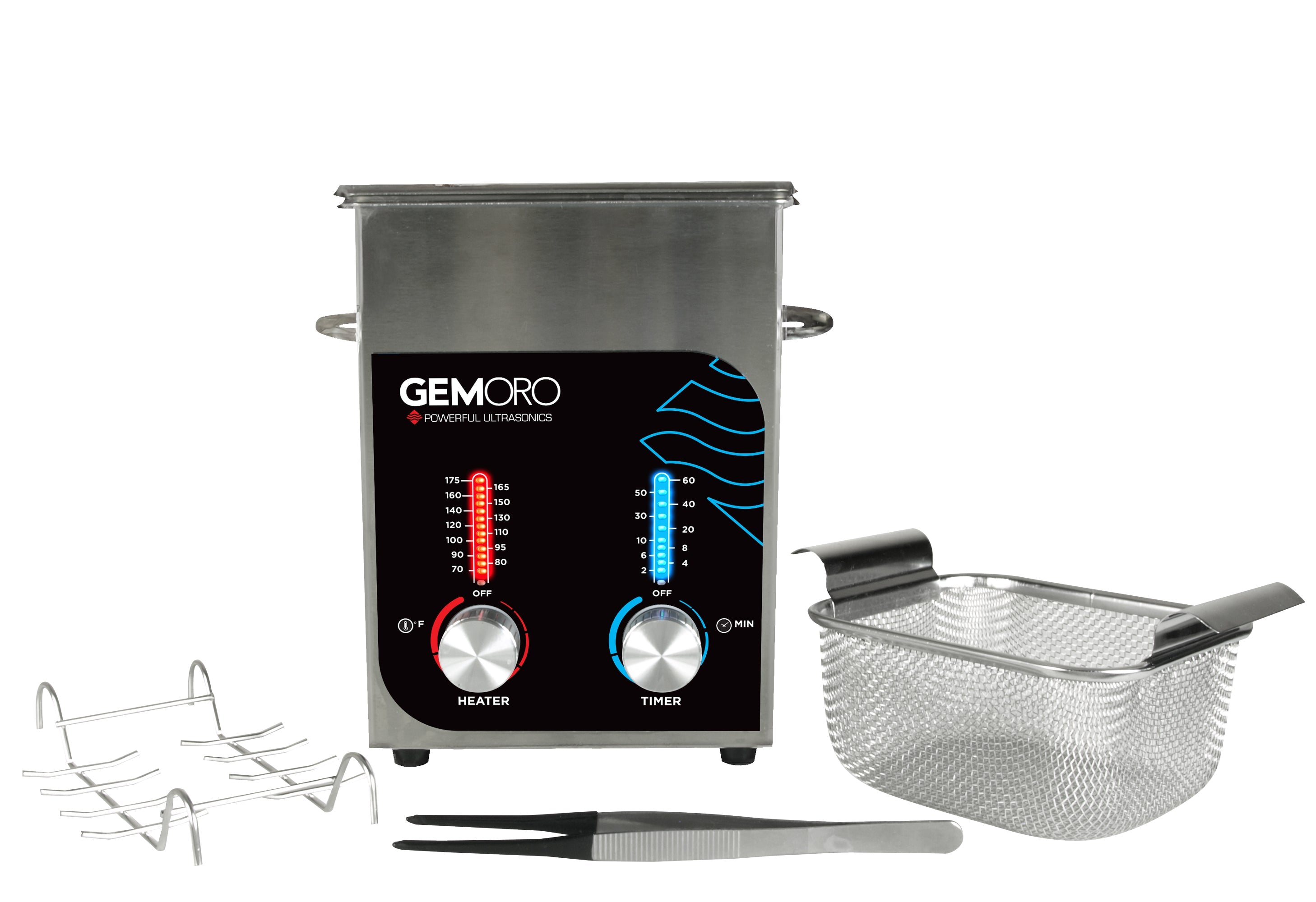Ultrasonic (2 Quart) With Heater & Accessories - GEMORO