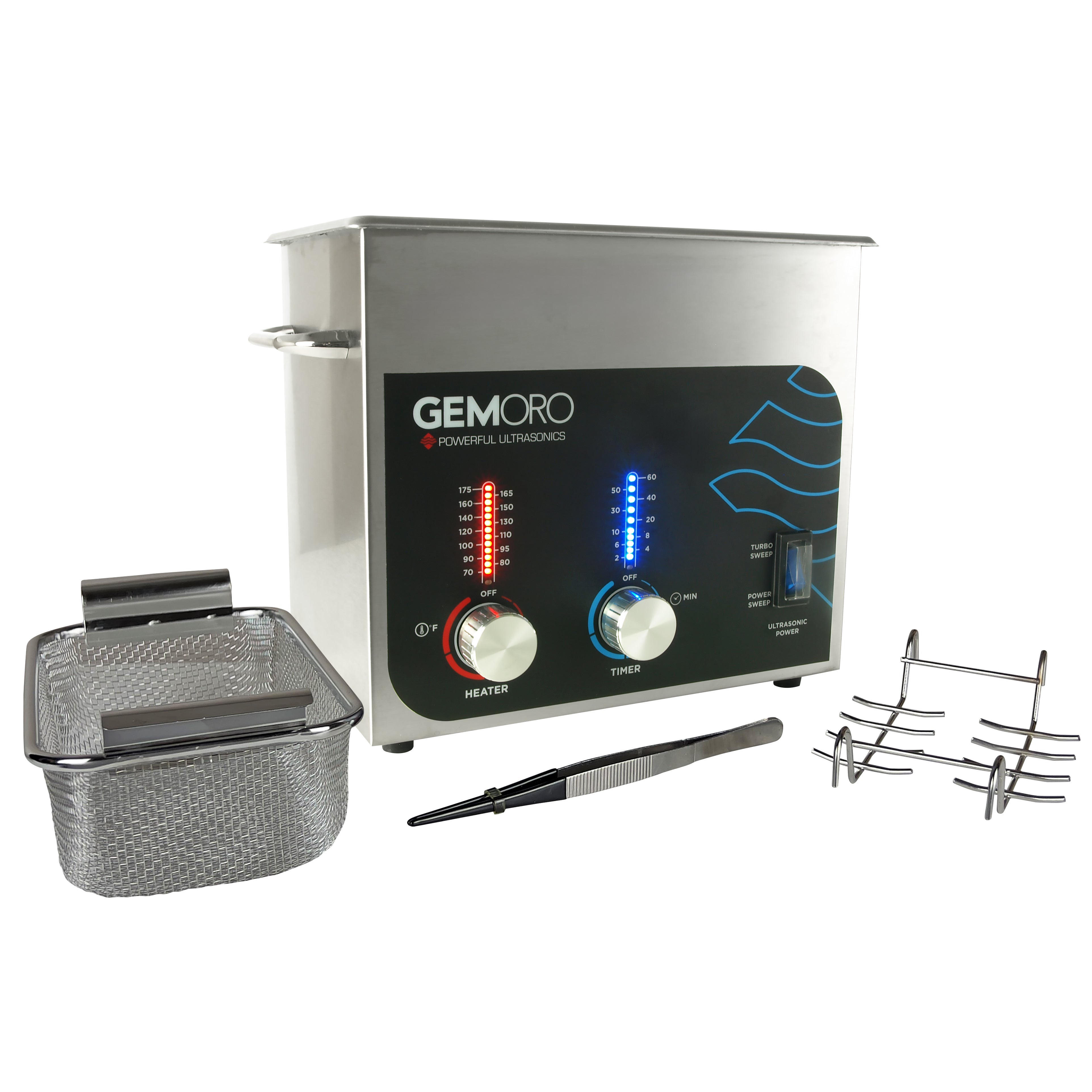 Ultrasonic (.75 Gallon 3QT) With Heat, Autodegassing & Accessories