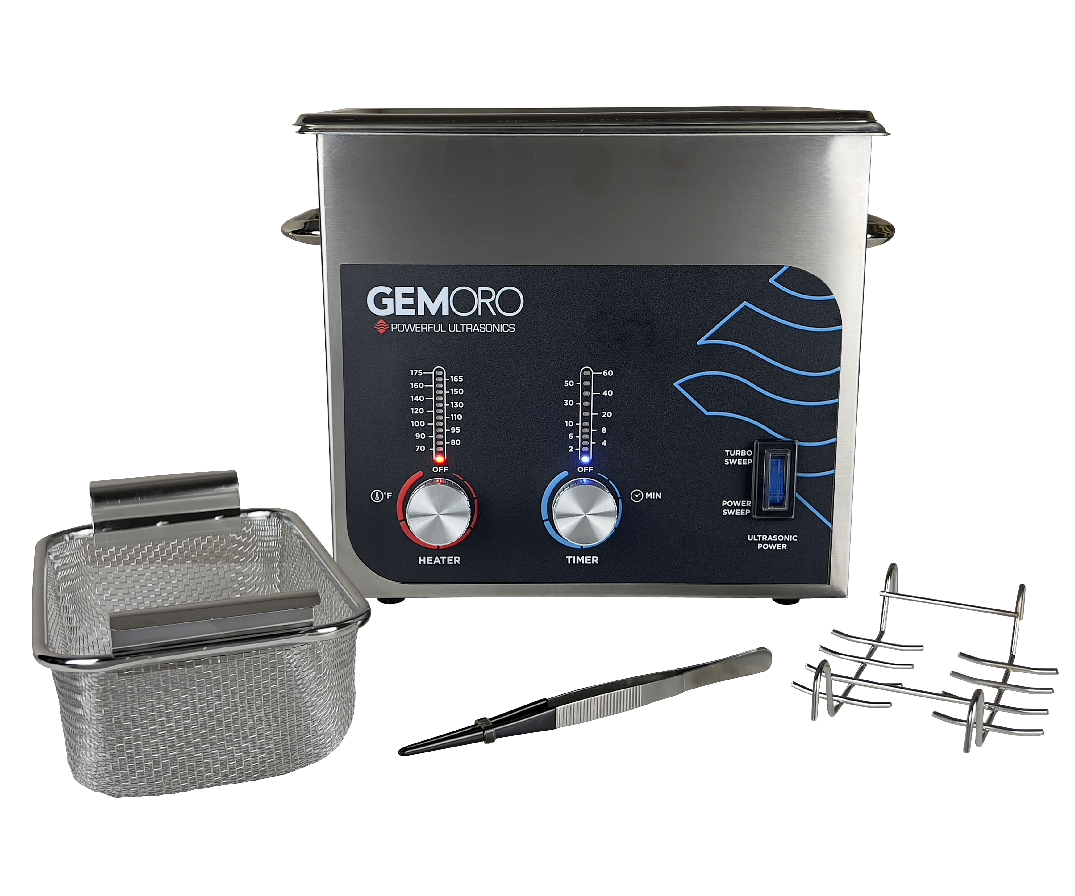Ultrasonic (.75 Gallon 3QT) With Heat, Autodegassing & Accessories