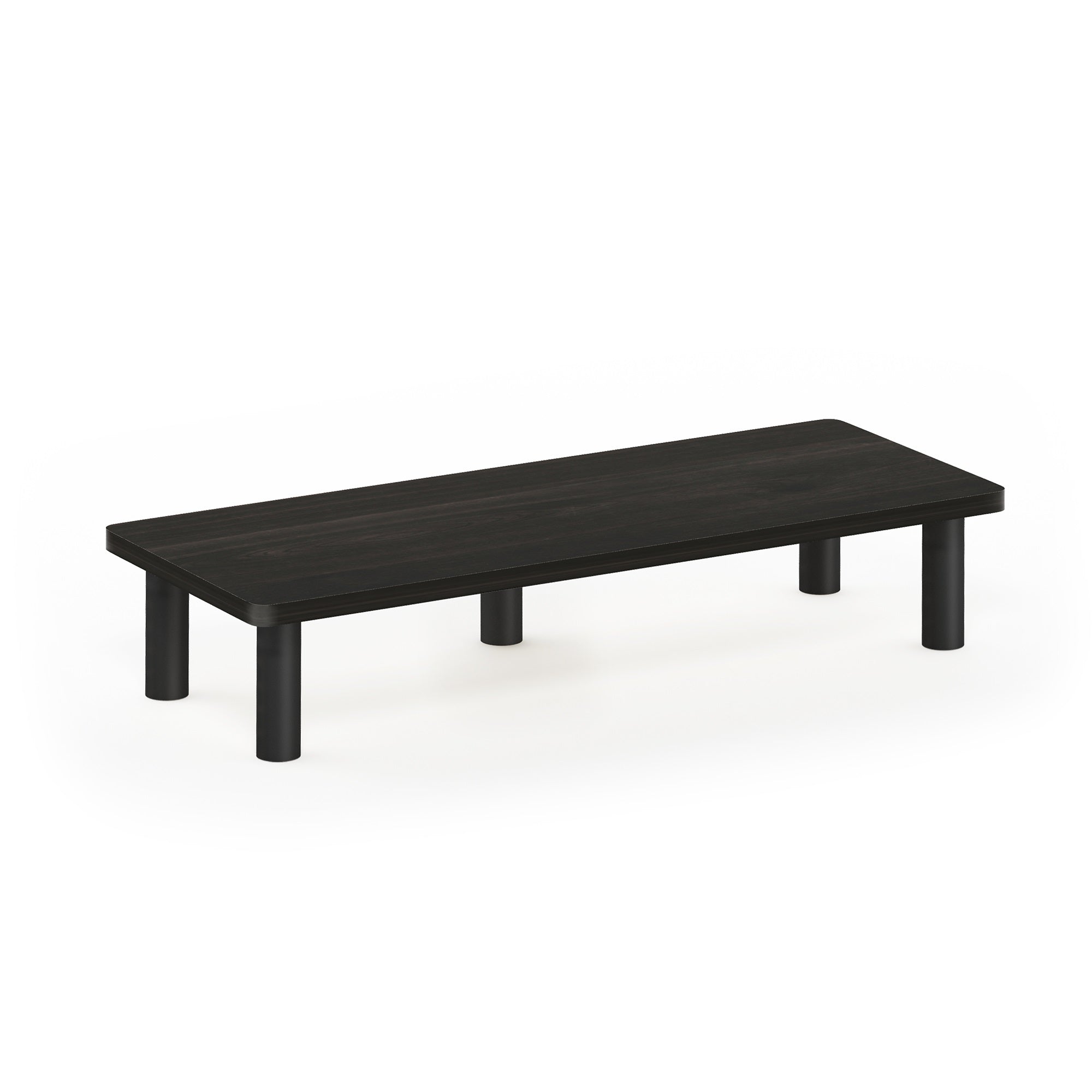 Furinno TurnNTube Monitor Riser Stand, Espresso/Black