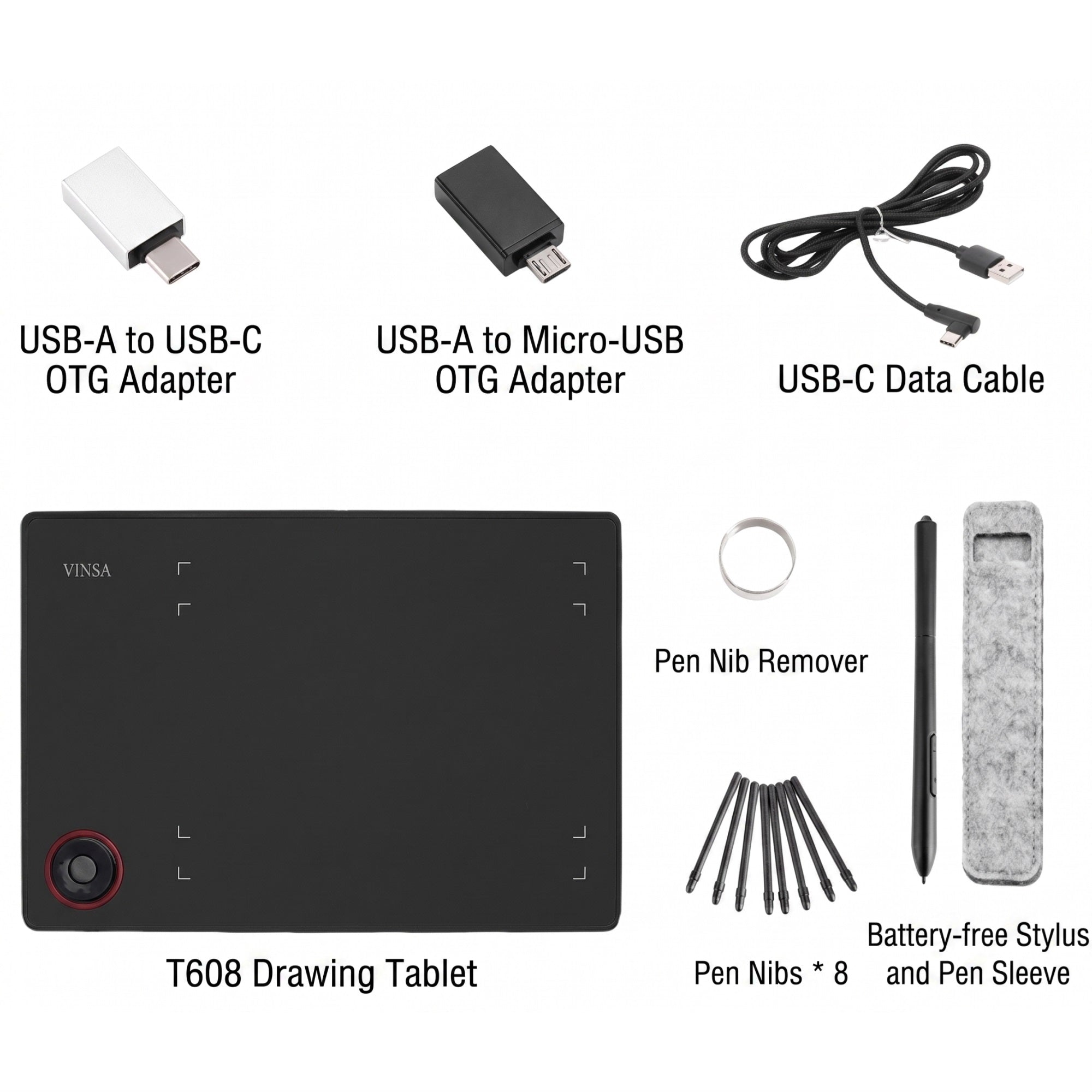 Casafoyer T608 Drawing Tablet