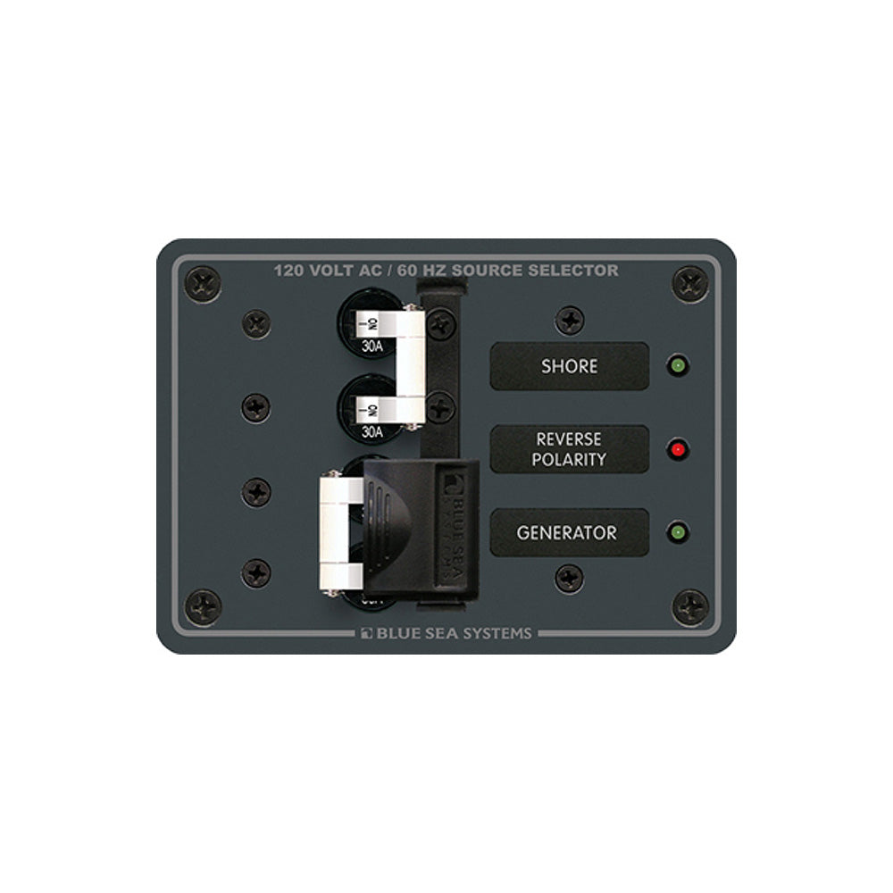 Blue Sea 8032 Ac Toggle Source Selector 120V Ac - 30Amp - White Switches,WBAUVA001341784