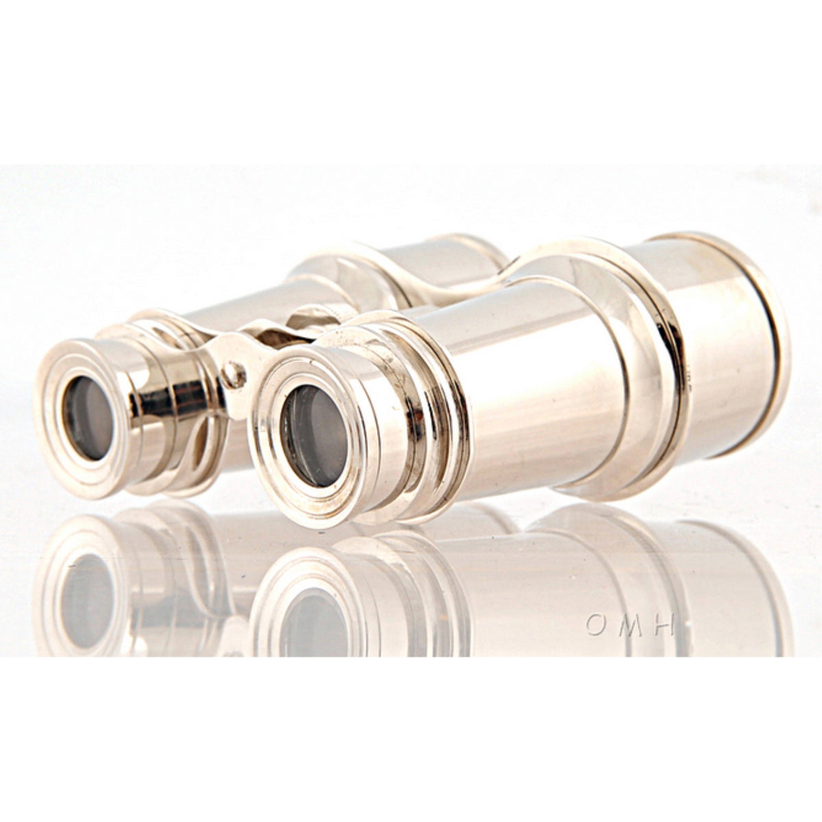 Brass Binoculars With Leather Case