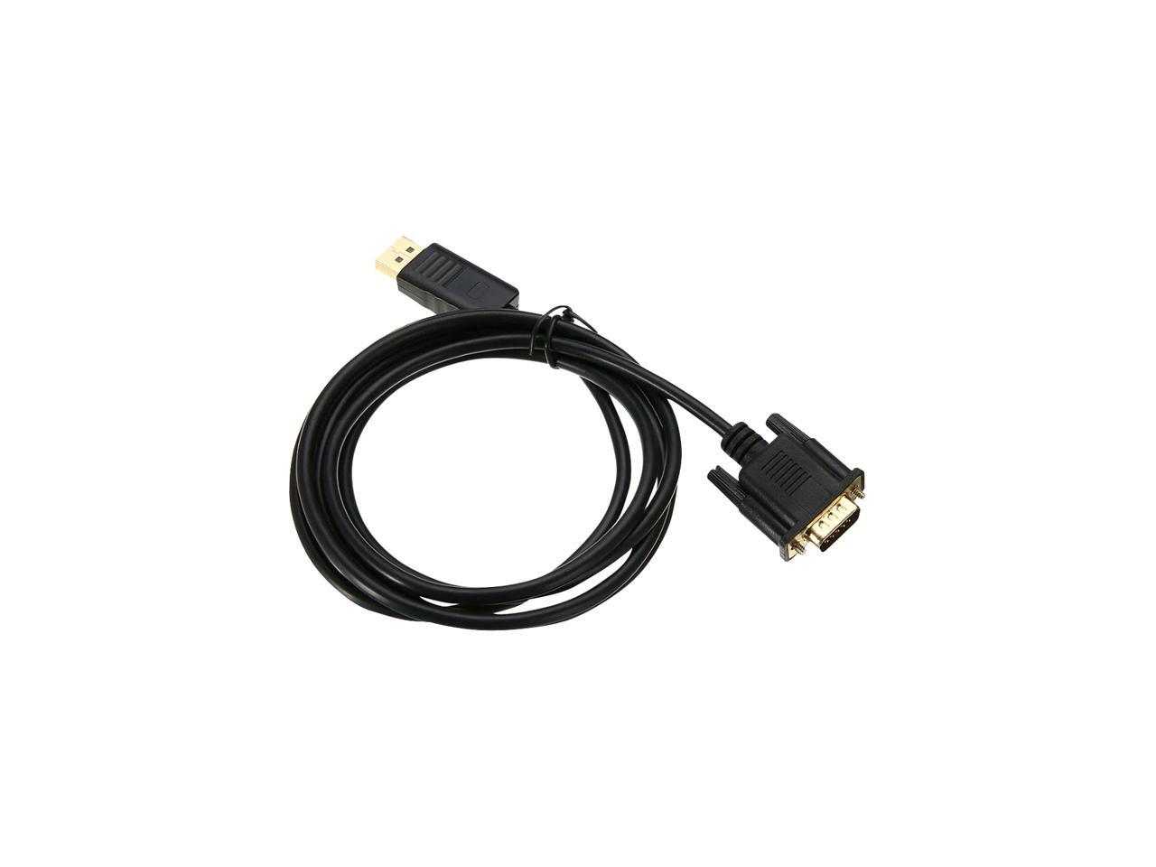4XEM 9in DisplayPort To VGA M/F Adapter Cable - Thumbnail 4