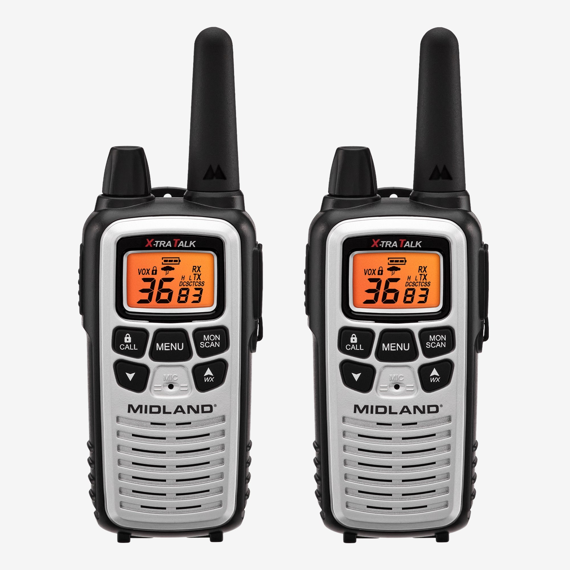 LXT600 FRS Walkie Talkie 2-Pack Silver - LXT600VP4