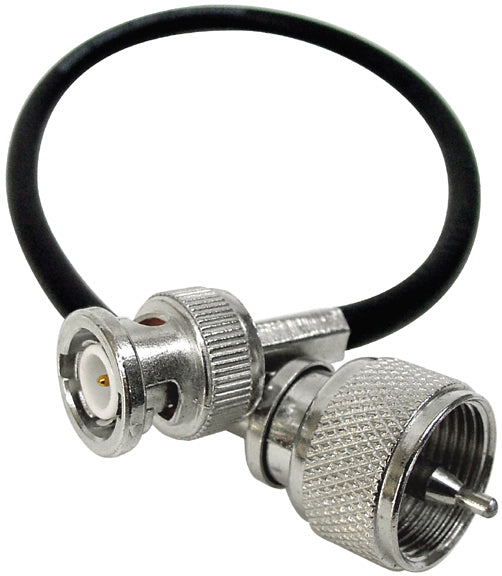 SINGLE BNC MALE TO PL259 ADAPTOR