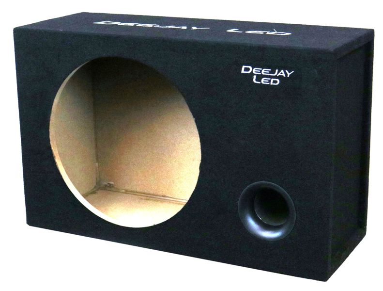 Single Heavy Duty Empty Ported Car Speaker Box for One 15in Woofer