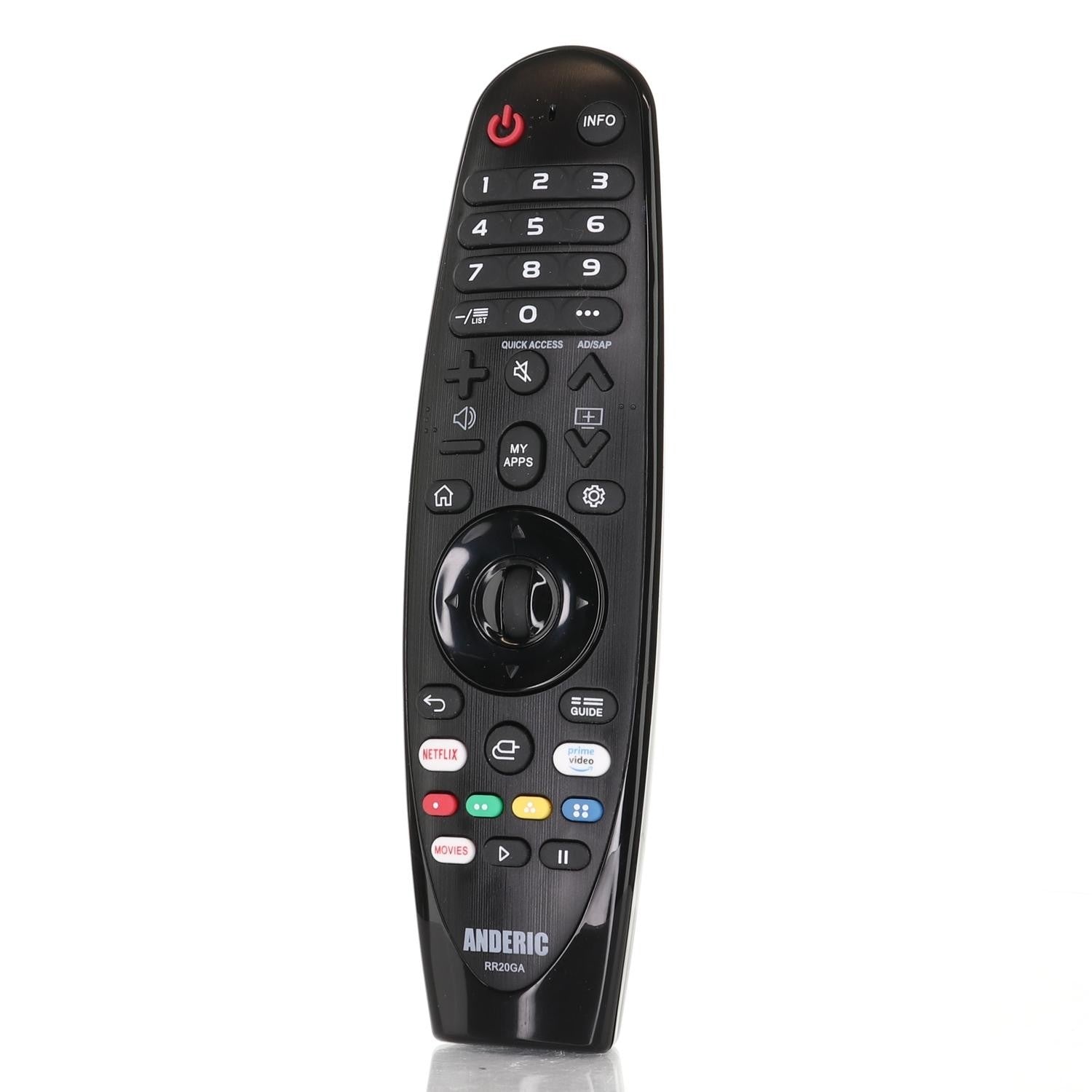 Anderic Substitute For LG AN-MR650B TV Remote Control [RR20GA, No Voice]