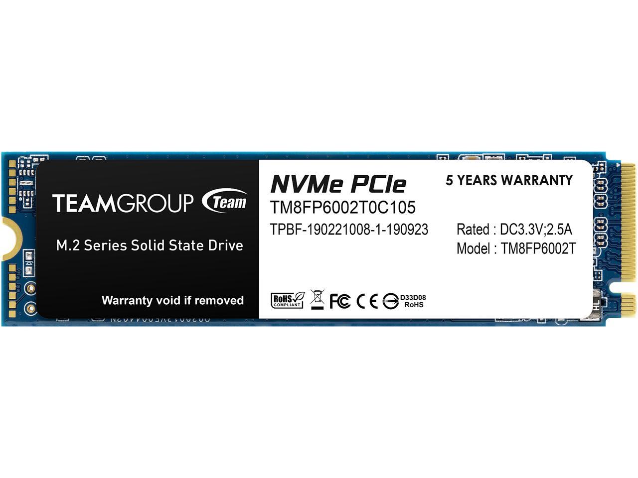 SSD 2T|TEAM TM8FP6002T0C101 R