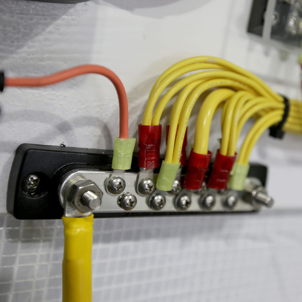 Blue Sea 2300 150Amp Common Busbar 10 X #8-32 Screw Terminal W/Cover,WBAUVA001341792