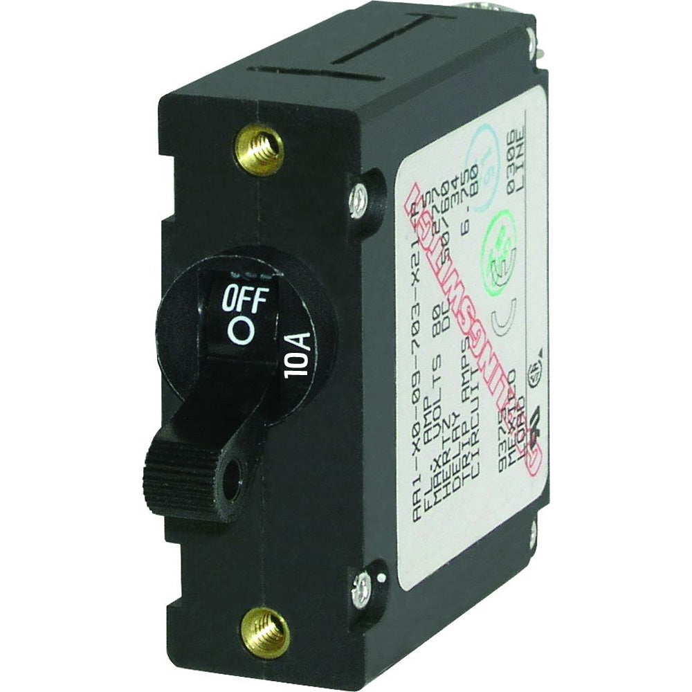 Blue Sea 7204 Ac / Dc Single Pole Magnetic World Circuit Breaker - 10 Amp,WBAUVA001341875