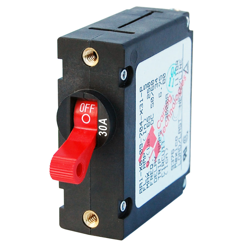 Blue Sea 7221 Ac / Dc Single Pole Magnetic World Circuit Breaker  -  30 Amp,WBAUVA001341883