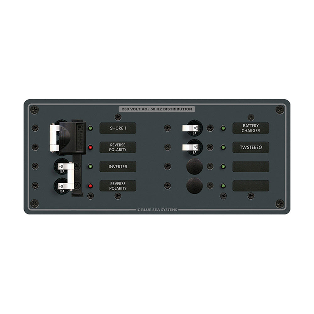 Blue Sea 8599 Ac Toggle Source Selector (230V) - 2 Sources + 4 Positions,WBAUVA001342026