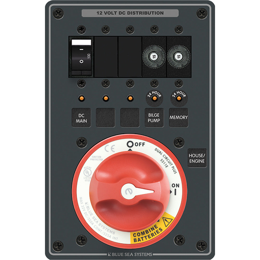 Blue Sea 8690 E-Series Dual Circuit Plus Pn 5511E,WBAUVA001342029