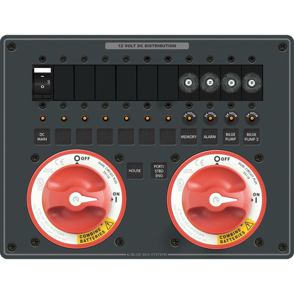 Blue Sea 8693 E-Series Dual Circuit Plus 2 5511E,WBAUVA001342030