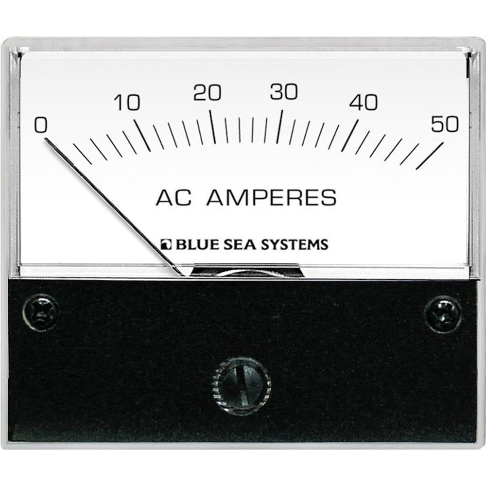 Blue Sea 9630 Ac Analog Ammeter  0-50 Amperes Ac,WBAUVA001342039