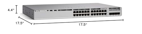 Cisco Catalyst 9200 C9200L-24T-4X Layer 3 Switch - 24 X Gigabit Ethernet Network, 4 X 10 Gigabit Ethernet Uplink - Manageable -