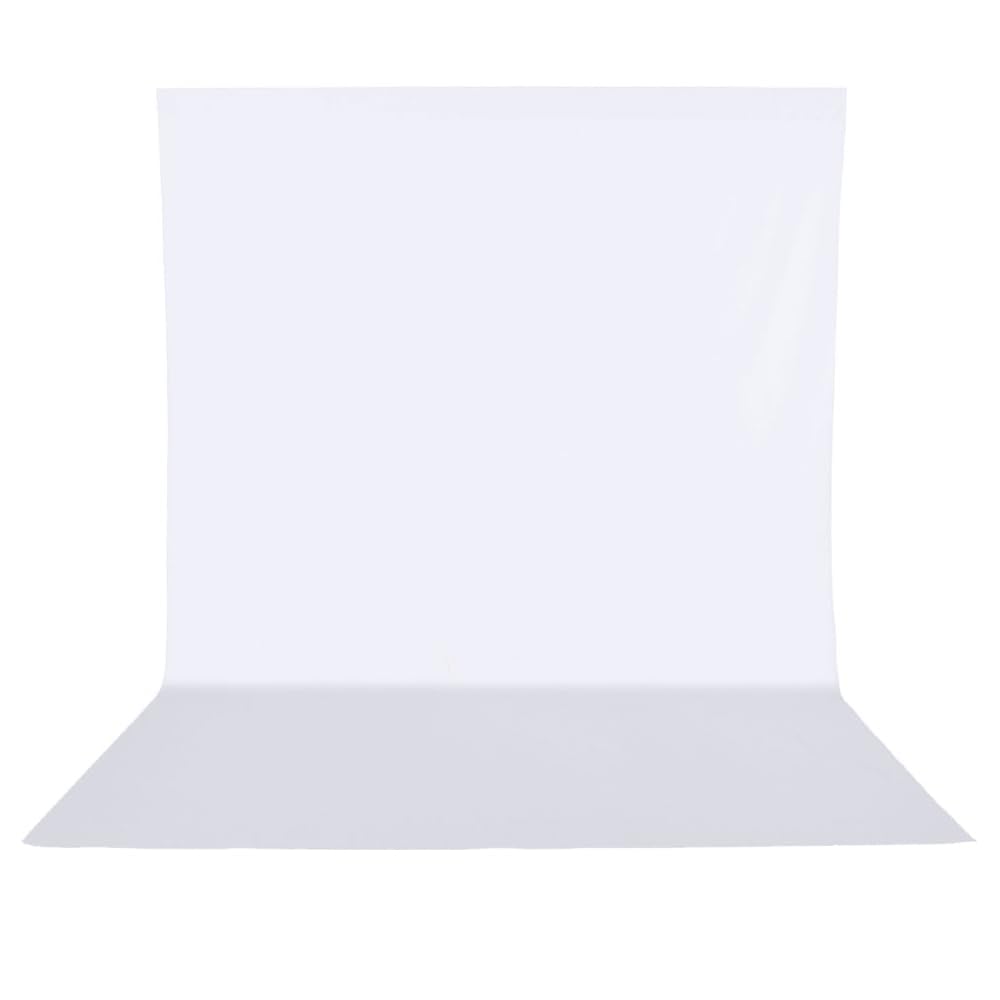 Hemmotop White Photo Backdrop, 6X9 Ft White Background For Photography, Seamless White Screen Backdrops For Photoshoot, Easter,