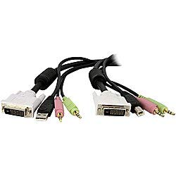 Startech 4 In 1 Usb Dvi Kvm Switch Cable W/Audio