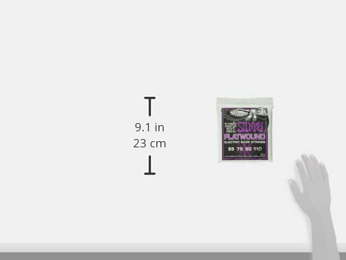 Power Slinky Cobalt Flatwound Electric Bass Strings 55 110 Gauge