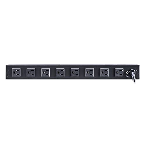 Cyberpower Pdu15M2F8R Metered Pdu, 100 125V/15A, 10 Outlets, 1U Rackmount, Black