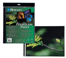 Profolio By Itoya, Art Profolio Polyglass, 10 Pack Multi Ring Binder Refill Pages   Portrait, 9 X 12 Inches