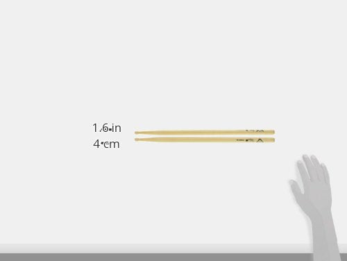 Vater Sugar Vsmp5Bw Maple Drumsticks Power 5B Wood Tip Drumsticks