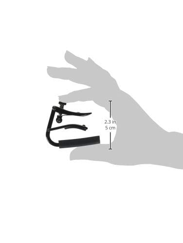 Shubb C1K (Capo Noir) Black Chrome Capo For Steel String Guitars