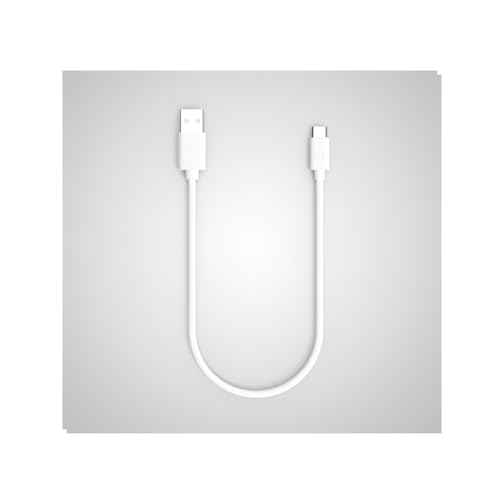 Twance Pvc Small (0.25 Meter) Usb To Type C,3.1A Fast Charging & 480 Mbps Data Transfer Cable (White Color) Icompatible With Sam