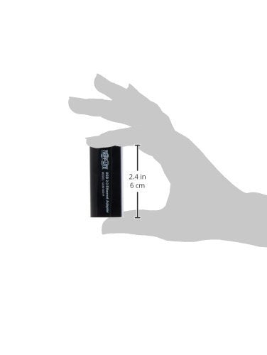 Tripp Lite Usb 2.0 Hi Speed To Ethernet Nic Network Adapter, 10/100 Mbps (U236 000 R), Black