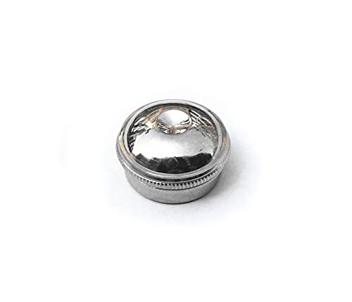 Jiayouy Silver Plated Flute Head Crown Headjoint Screw Cap Flute Repair Parts Instrument Accessory