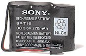 Sony BP T16  Phone Battery 1 X Nicd 270 mAh [Electronics